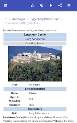 Castles world android App screenshot 6